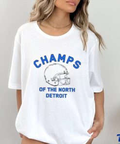 Detroit Lions Champions Of The North Detroit Helmet Shirt