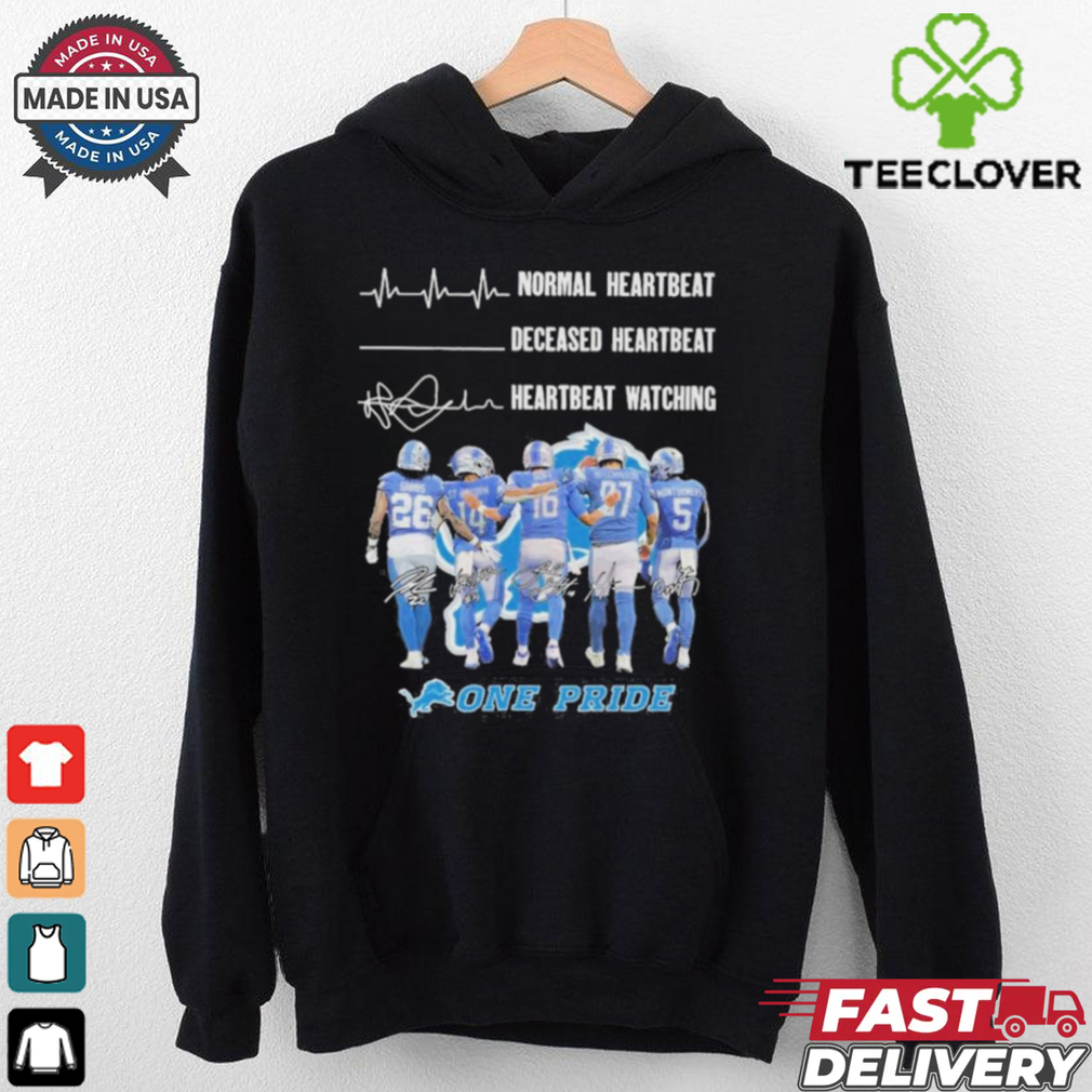 Detroit Lions Crazy Heartbeat Watching Them Playing 2024 T Shirt Detroit Lions Crazy Heartbeat Watching Them Playing 2024 T Shirt