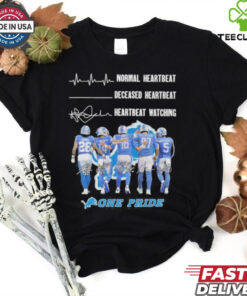 Detroit Lions Crazy Heartbeat Watching Them Playing 2024 T Shirt