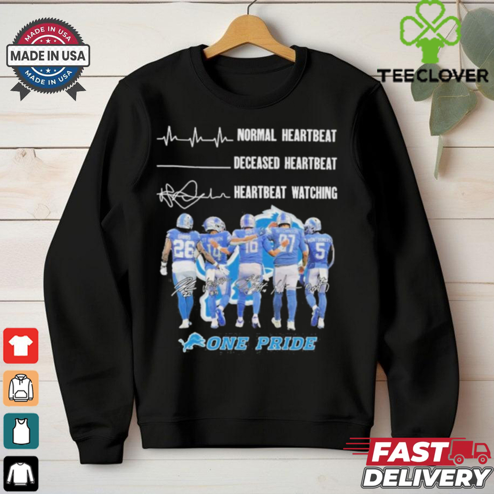 Detroit Lions Crazy Heartbeat Watching Them Playing 2024 T Shirt Detroit Lions Crazy Heartbeat Watching Them Playing 2024 T Shirt