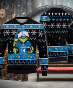 Detroit Lions Custom Chrismas Ugly Sweater