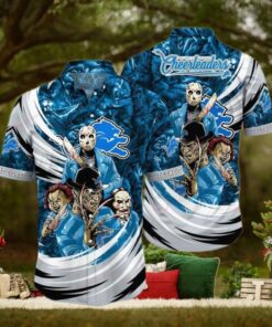Detroit Lions Custom Funny Beach Outfit Hawaiian Shirt Vintage