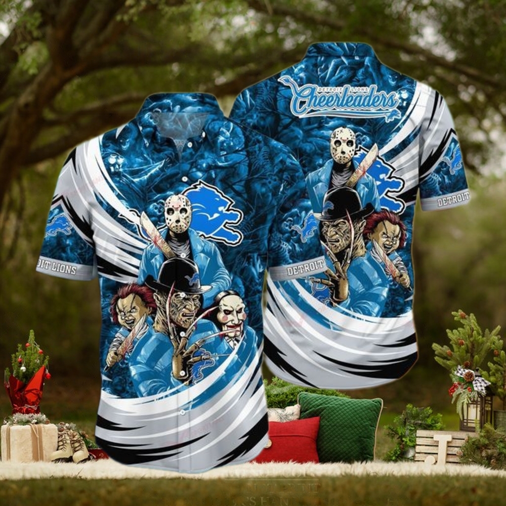 Detroit Lions Custom Funny Beach Outfit Hawaiian Shirt Vintage Detroit Lions Custom Funny Beach Outfit Hawaiian Shirt Vintage