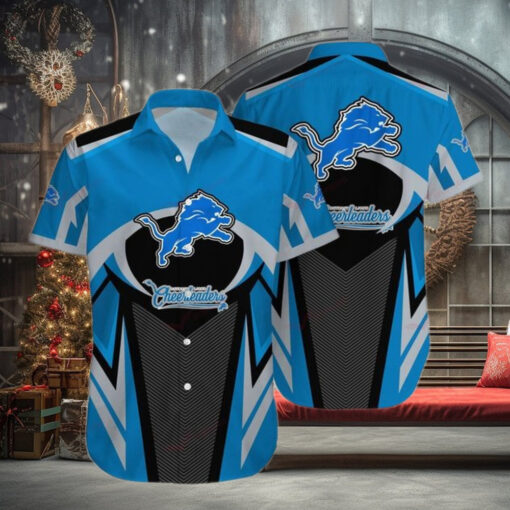 Detroit Lions Custom Funny Hawaiian Shirt Beach Outfit Gift For Him