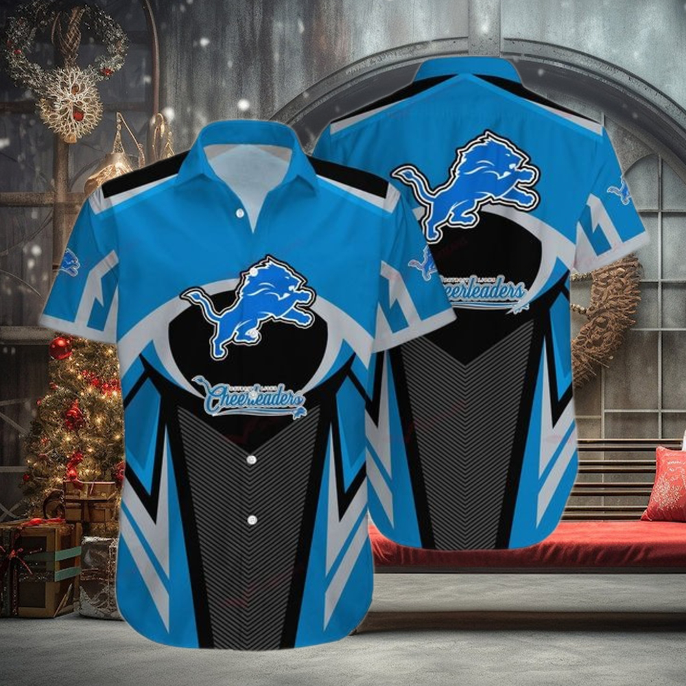 Detroit Lions Custom Funny Hawaiian Shirt Beach Outfit Gift For Him Detroit Lions Custom Funny Hawaiian Shirt Beach Outfit Gift For Him