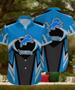 Detroit Lions Custom Funny Hawaiian Shirt Beach Outfit Gift For Him