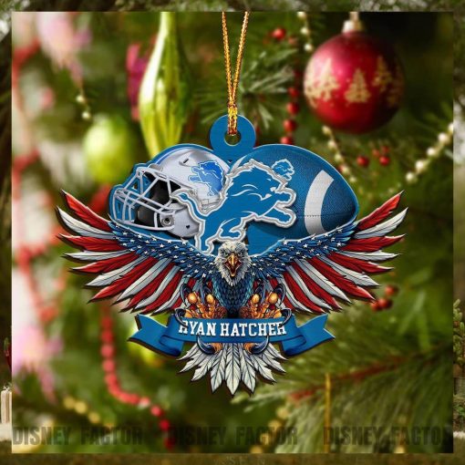 Detroit Lions Decorations, Eagles Christmas Ornaments