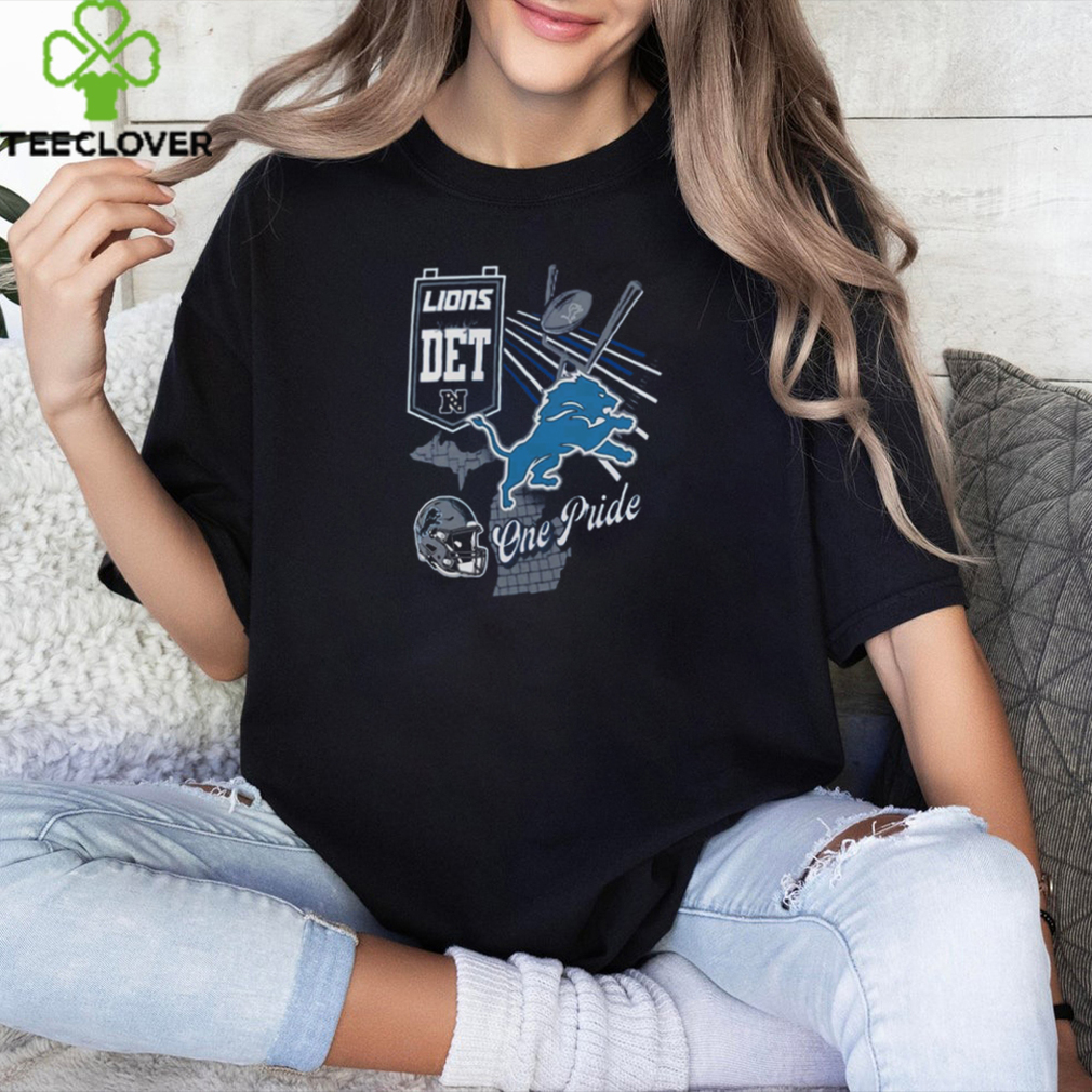Detroit Lions Fanatics Branded Split Zone T Shirt Detroit Lions Fanatics Branded Split Zone T Shirt