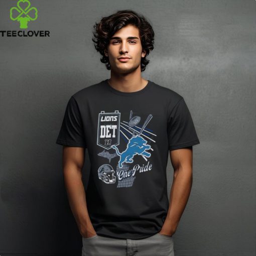 Detroit Lions Fanatics Branded Split Zone T Shirt