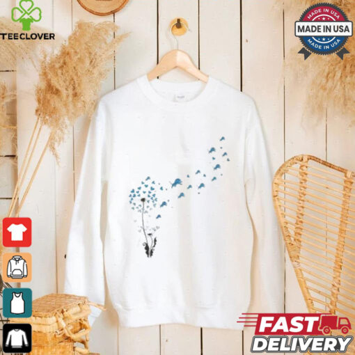 Detroit Lions Floral Dandelion Shirt