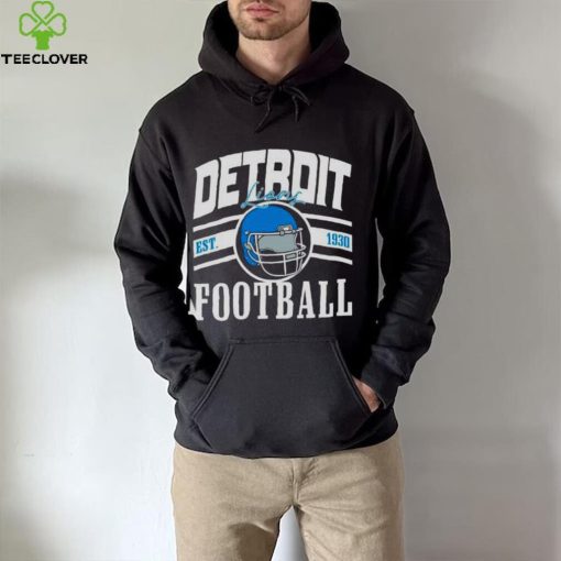 Detroit Lions Football Helmet Est 1930 logo retro hoodie, sweater, longsleeve, shirt v-neck, t-shirt