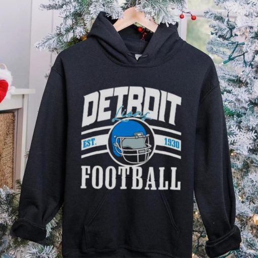 Detroit Lions Football Helmet Est 1930 logo retro hoodie, sweater, longsleeve, shirt v-neck, t-shirt