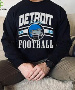 Detroit Lions Football Helmet Est 1930 logo retro hoodie, sweater, longsleeve, shirt v-neck, t-shirt