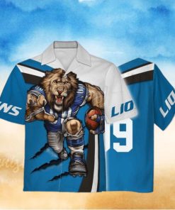 Detroit Lions Football Team 3D Apparel Hawaiian Shirt