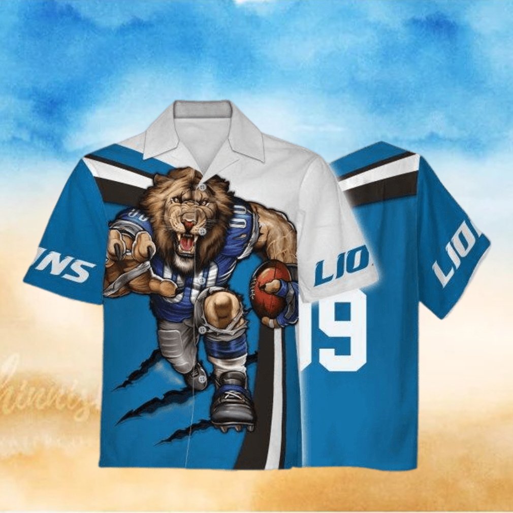 Detroit Lions Football Team 3D Apparel Hawaiian Shirt Detroit Lions Football Team 3D Apparel Hawaiian Shirt