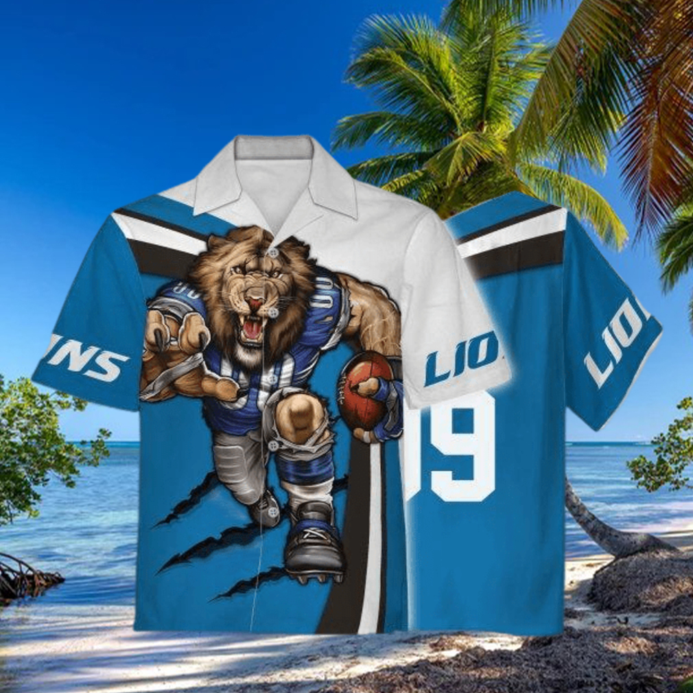 Detroit Lions Football Team 3D Apparel Hawaiian Shirt Detroit Lions Football Team 3D Apparel Hawaiian Shirt