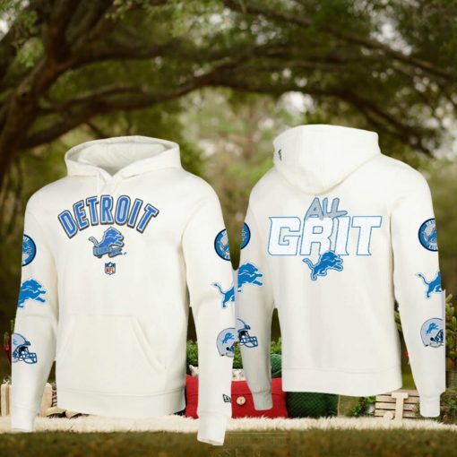 Detroit Lions Football White Design 3D Hoodie