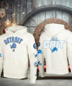 Detroit Lions Football White Design 3D Hoodie