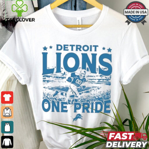 Detroit Lions Gameday One Pride Vintage Stadium Shirt