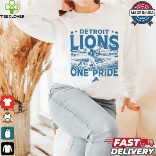 Detroit Lions Gameday One Pride Vintage Stadium Shirt