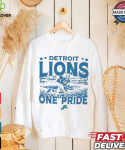 Detroit Lions Gameday One Pride Vintage Stadium Shirt