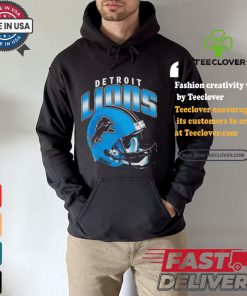 Detroit Lions Gradient Helmet T shirt