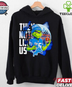 Detroit Lions Grinch they not like us shirt