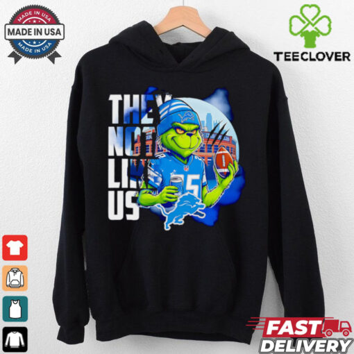 Detroit Lions Grinch they not like us shirt