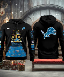 Detroit Lions Happy Hanukkah Limited For Fans Hoodie