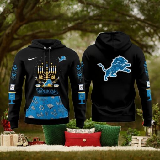 Detroit Lions Happy Hanukkah Limited For Fans Hoodie