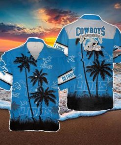 Detroit Lions Hawaiian Shirt Trending For Fans Sport NFL