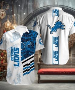 Detroit Lions Hawaiian Short Sleeves Hawaiian Shirt