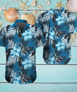 Detroit Lions Hawaiian Tracksuit Floral Outfits Button Down Shirt Beach Shorts
