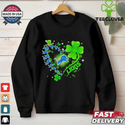 Detroit Lions Heart Lucky St. Patrick’s Day shirt