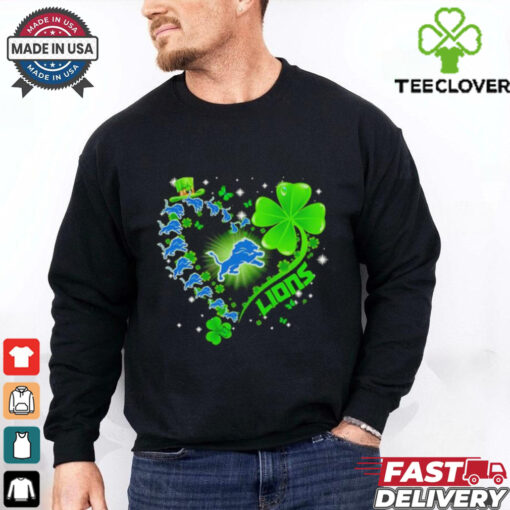 Detroit Lions Heart Lucky St. Patrick’s Day shirt