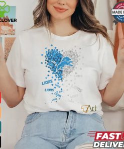 Detroit Lions Heart Shirt
