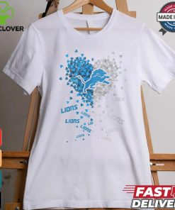 Detroit Lions Heart Shirt