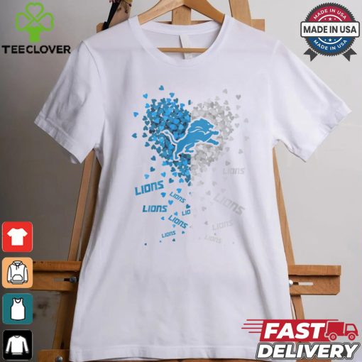 Detroit Lions Heart Shirt