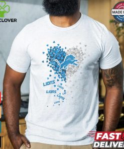 Detroit Lions Heart Shirt