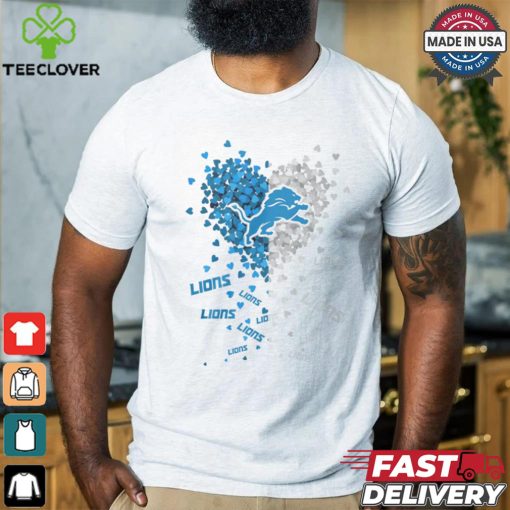 Detroit Lions Heart Shirt