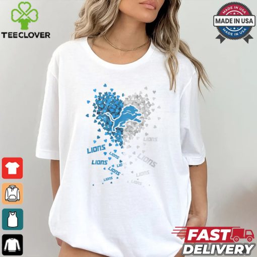 Detroit Lions Heart Shirt