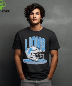 Detroit Lions Helmet Platform Helmet Shirt