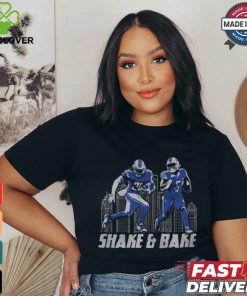 Detroit Lions Jahmyr Gibbs David Montgomery Shake & Bake T Shirt