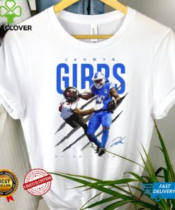 Detroit Lions Jahmyr Gibbs vs Antoine Winfield Jr shirt