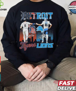 Detroit Lions Jared Goff Detroit Tigers Matt Vierling True Stars 2024 Signatures Shirt