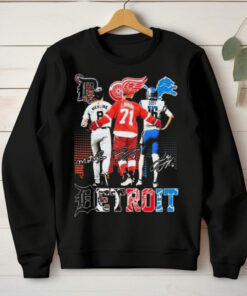 Detroit Lions Jared Goff Red Wings Dylan Larkin Detroit Tigers Matt Vierling Signatures hoodie, sweater, longsleeve, shirt v-neck, t-shirt