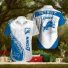 Detroit Lions Palm Hawaiian Shirt