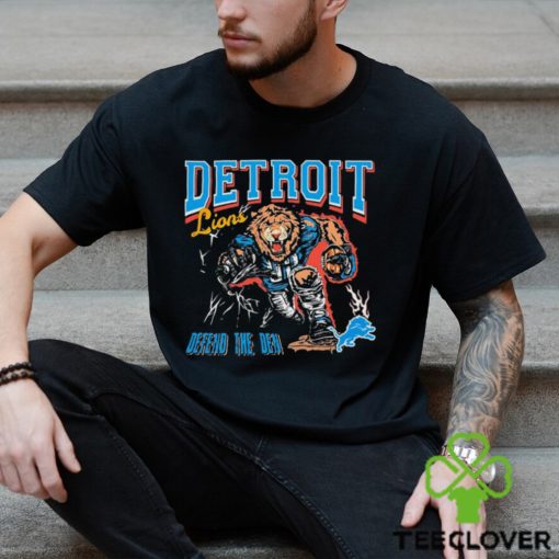 Detroit Lions Mascot Defend The Den Shirt