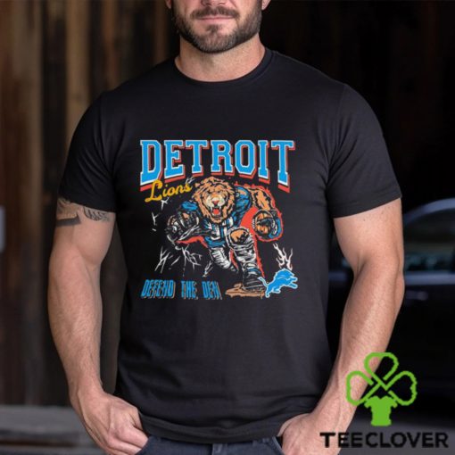 Detroit Lions Mascot Defend The Den Shirt