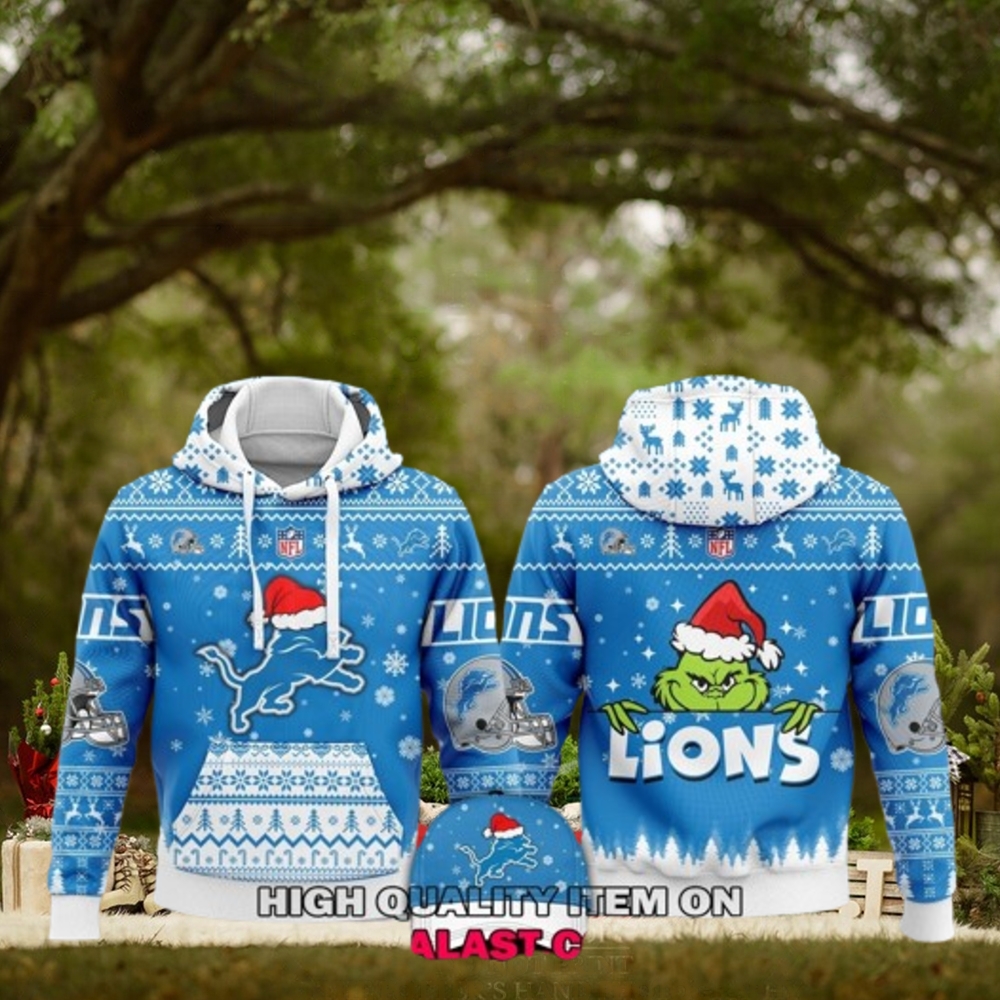 Detroit Lions Merry Christmas Ugly Hoodie Sweatshirt Detroit Lions Merry Christmas Ugly Hoodie Sweatshirt